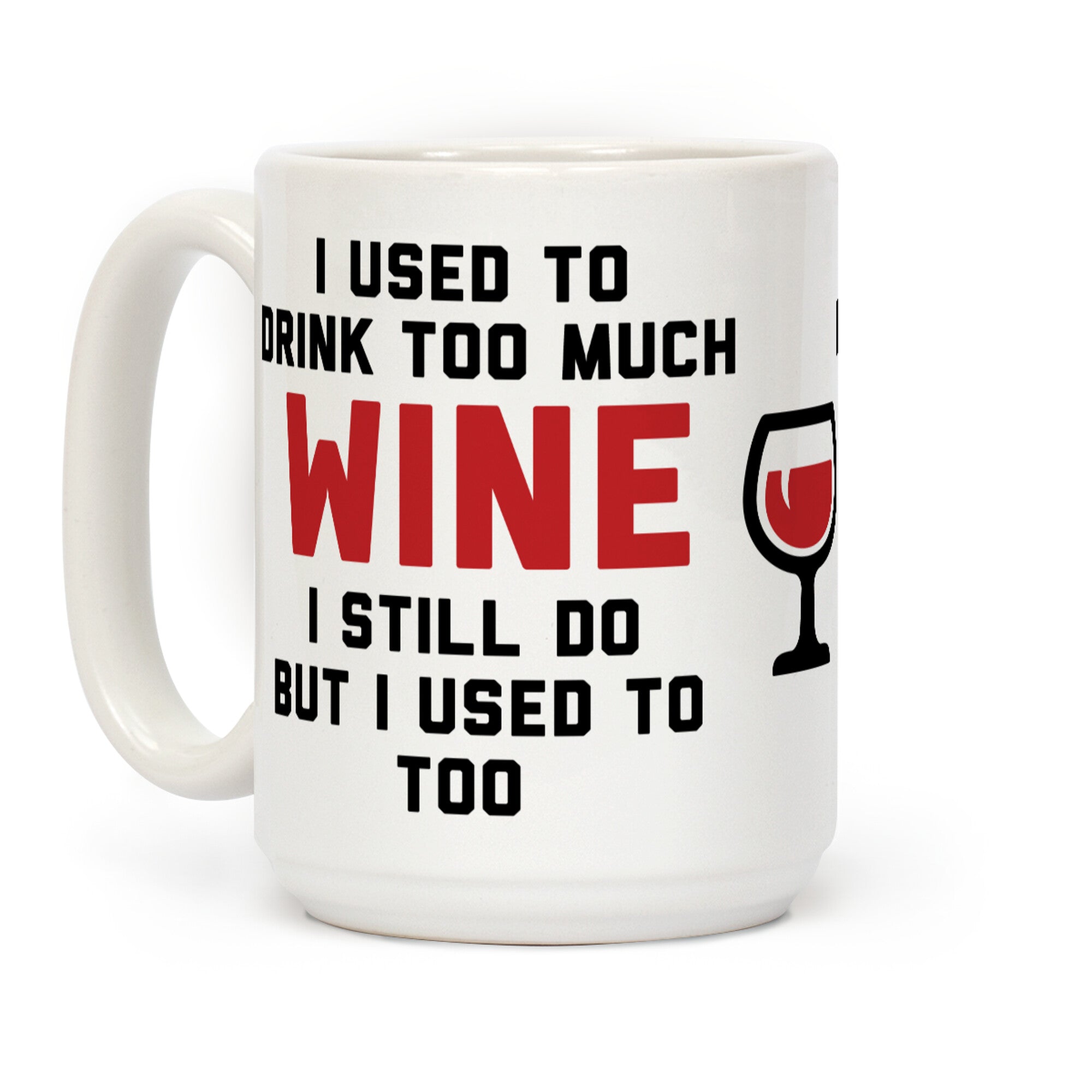 I Used To Drink Too Much Wine Coffee Mug